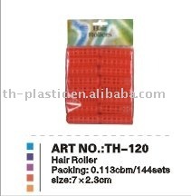 colorful plastic hair roller
