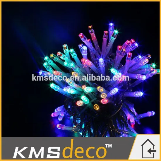 IP44 outdoor use christmas light multicolor RGB LED string light
