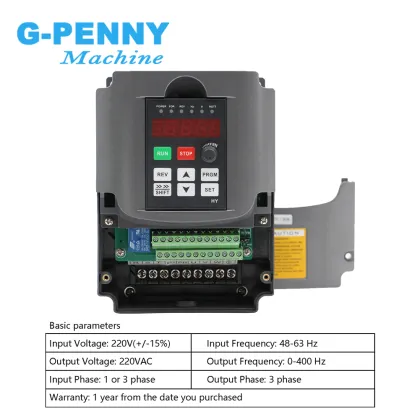 HuanYang 1.5KW Inverter/VFD for CNC Machines