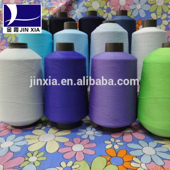 100% polyester POY dope dyed customized yarn