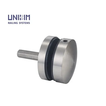 D-shaped glass clamp for 10mm 12mm glass