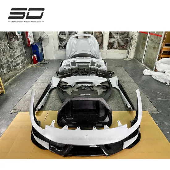 PIsta Style Carbon Bodykit for Ferrari 488 GTB: Front Bumper, Carbon Hood, Rear Spoiler