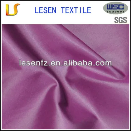290T oil cire polyester taffeta fabric