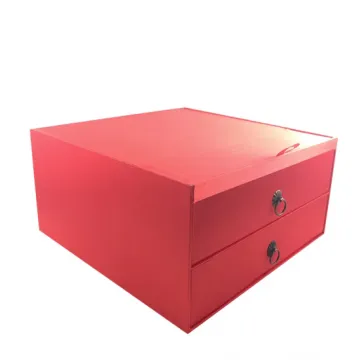 Custom Red Storage Cosmetic Paper Box