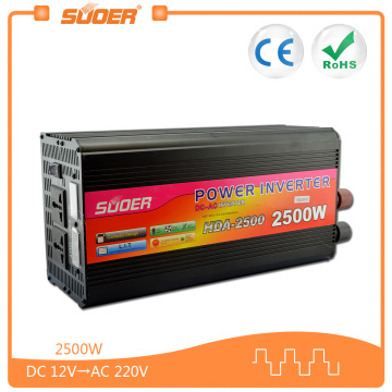 Suoer 2500W DC 24V to AC 220V Power Inverter with Battery Charger (HDA-2500C)