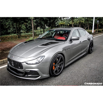 Carbonado EPC Stylish Front Lip, Side Skirt, Rear Diffuser, and Spoiler for Maserati Ghibli