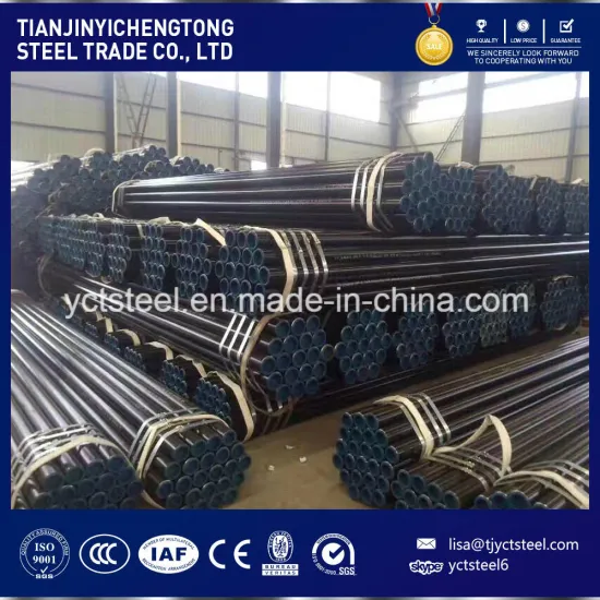 Carbon Black Oiled Seamless Steel Pipe/Tube 1020 1045 A333 A106