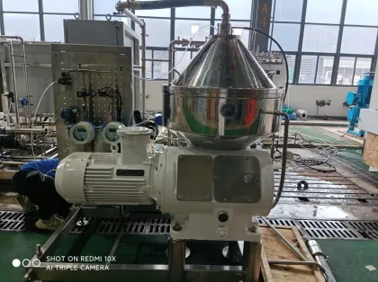 Highly Automatic PLC Gear Pump Motor Beer Separator with Bearing Core Component