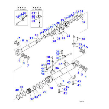 PC2000-8 Cylinder Assembly 707-E1-00640