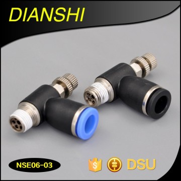 Ningbo Pneumatic Fitting plastic Throttle Valve speed controller pneumatic fittings
