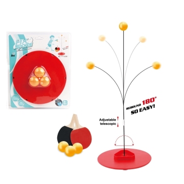 Table Tennis Robot Trainer: An Innovative Sports Game for Kids with Racket, Ping-Pong Balls, and ITTF Products