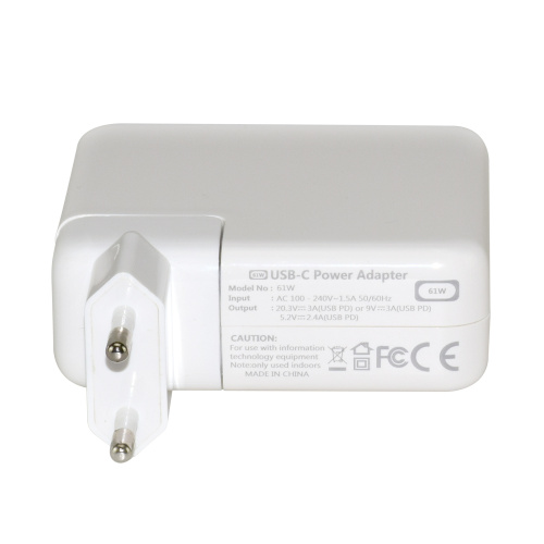 Adaptador de alimentação USB-C 61W Apple Computer Charger