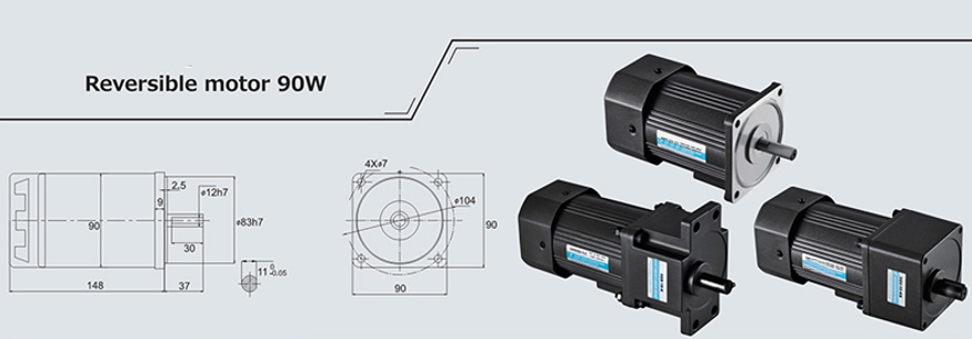 Reversible Motor 90w