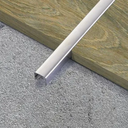 Modern Metal Stainless Steel Tile Trim Transition Strips for Flooring