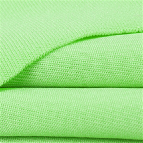 Practical Green Four-side Stretch Knitted Polyester Fabrics