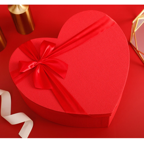 Högkvalitativ tomma choklad hjärtformad presentförpackning