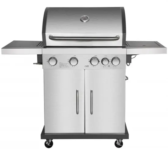 Garden 4 Burner Stainless Steel Gas Grill