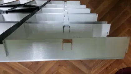 Grille ceilings for suspended systems customized size