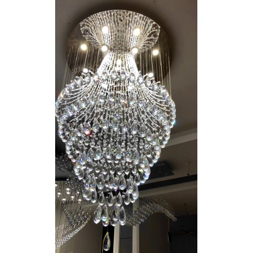 Luxury Crystal Beads Chandelier led light&pendant customized lighting for living room hallway