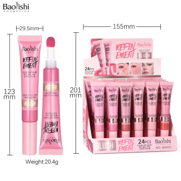 Dual-Use Sponge Head Lip Cheek Blush - Silky Smooth Hydrating Makeup
