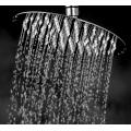 bathroom overhead showers chrome plated