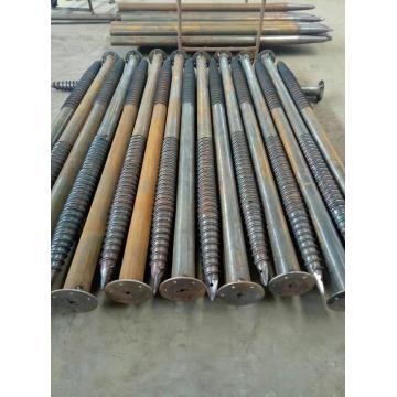 Ground Screw Pole Anchor For Photovoltaic Stents