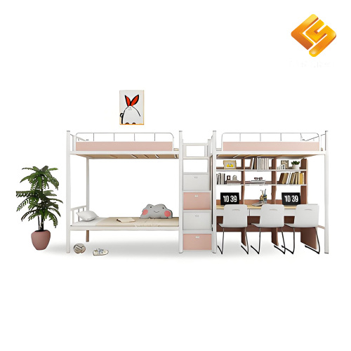 Personel yurtları için entegre kombinasyon yatakları