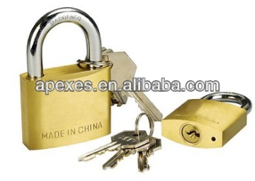 PL02-1(50MM) BrassPadlock with Key