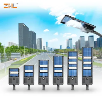 ZGLUX All-in-One Solar LED Street Light with 50W IP66 Fixture and Microwave Sensor