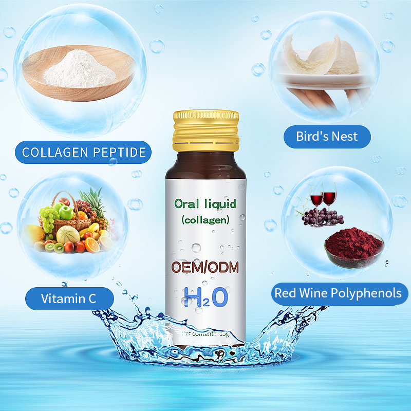 OEM/ODM Vegan Skin Whitening collagen drink edible bird nest collagen drink