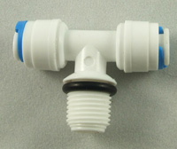 male tee adapter quick connector fitting
