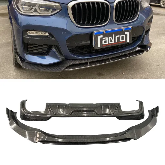 High-Quality HM Style Carbon Fiber Car Bumpers Front Lip Rear Diffuser for G01 G08 X3 - Hot Sale