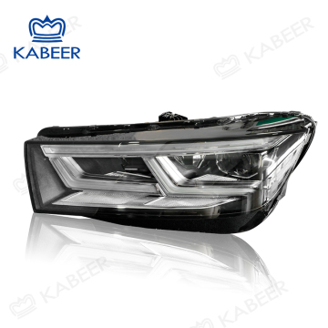 2017-2018 Audi Q5 LED Headlight with DRL Double Beam H7 HID Xenon Bi-Xenon Lens Lights