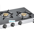 Cooktop de vidro temperado com 3 queimadores Classic