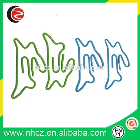 Colorful Bunny rabbit paper clips