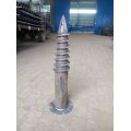 Ancla de tornillo de tierra espiral galvanizado para tierra