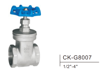 Katup Gerbang Stainless Steel CK-G8007 1/2 "-4"