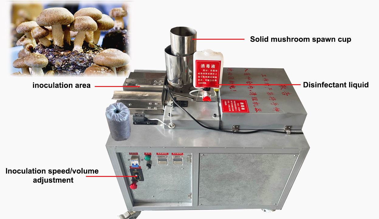 Sus Lion's Mane Spawn Seed Inoculation Machine For White Mushroom And ...