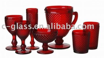 drinking glass cup/drinking glassware/wine glass/glass cup/glass bowl/glass ice cream bowl/food glass