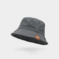 custom fishman black cotton bucket hat with logo