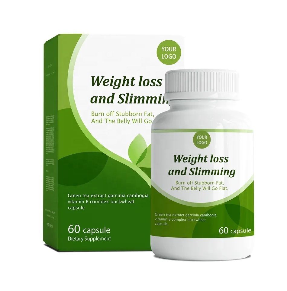 Green Tea Extract Vegan Weight Los Slimming Capsules