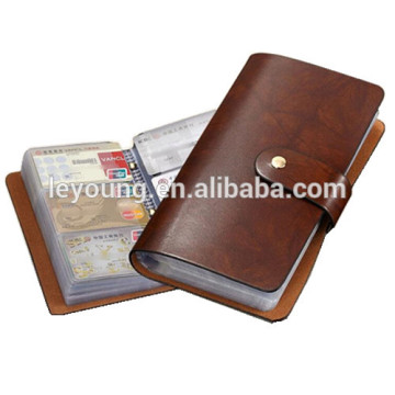 Custom Leather Credit Card Wallet Name Card Holder