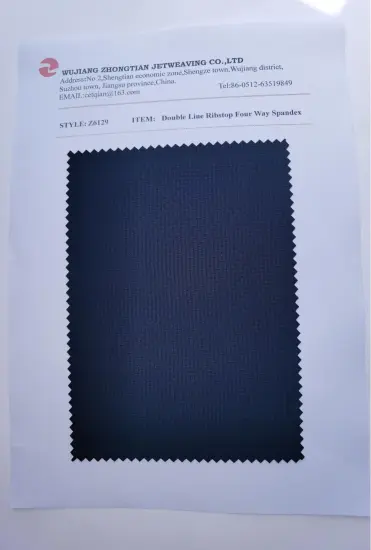 Double Line Ribstop Four Way Spandex