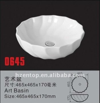 Vanity top counter top ceramic basin wash basin EAB-0645