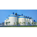 Cement storage in environmental protection industry
