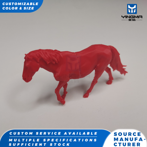 3D Baskılı Steed Heykel İç Mekan Dekor Süsleme