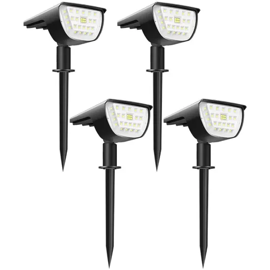 Solar Landscape Spotlights Outdoor Solar Powered Wall Lights