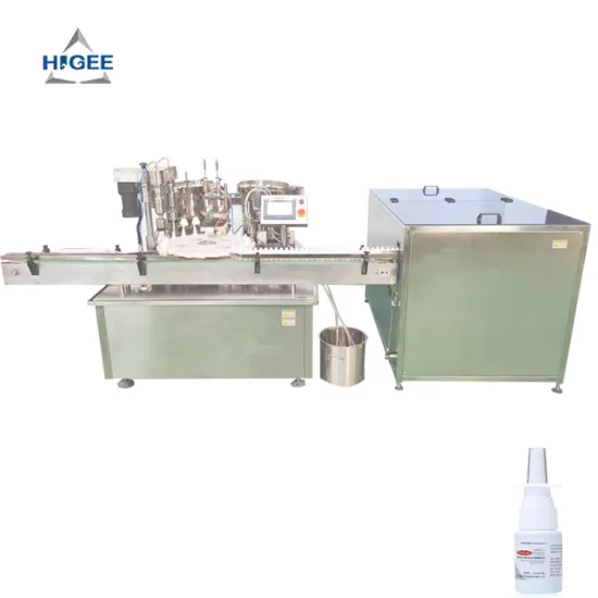 Automatic Spray Nasal Liquid Filling and Capping Machine for Rhinitis Treatment