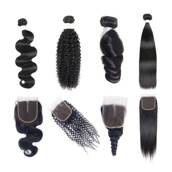 Cheap Raw Indian 100% Human Hair Kinky Curly Bundles With Closure Virgin Mink Brazilian Cuticle Aligned Hair Extensions