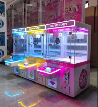 Coin Operated Mini Claw Machine for Kids - HY Small Doll Prize Gift Machine